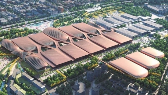 中建装饰助力新国展二期项目幕墙竣工内装即将完美呈现