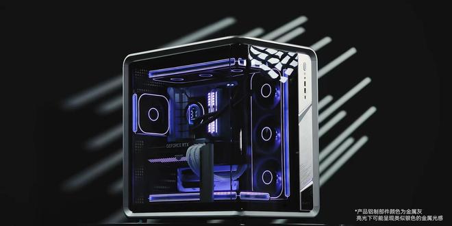 乔思伯 BO400 铝框机箱新增 CG 款：左前无柱两片式曲面弯玻(图3)