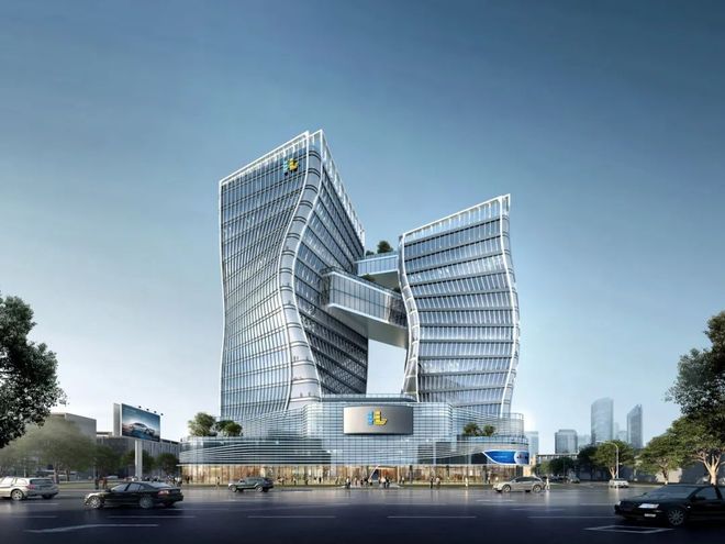 “无极之城”！希荻创新总部基地设计灵感源于企业Logo中的“HL”(图3)