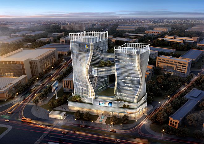 “无极之城”！希荻创新总部基地设计灵感源于企业Logo中的“HL”