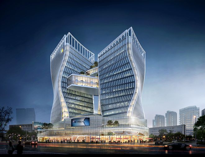 “无极之城”！希荻创新总部基地设计灵感源于企业Logo中的“HL”(图6)