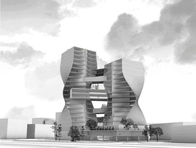 “无极之城”！希荻创新总部基地设计灵感源于企业Logo中的“HL”(图7)