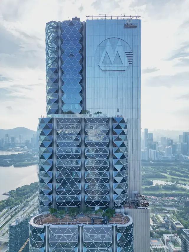 中国银行类建筑第一高！招行全球总部幕墙封顶(图3)