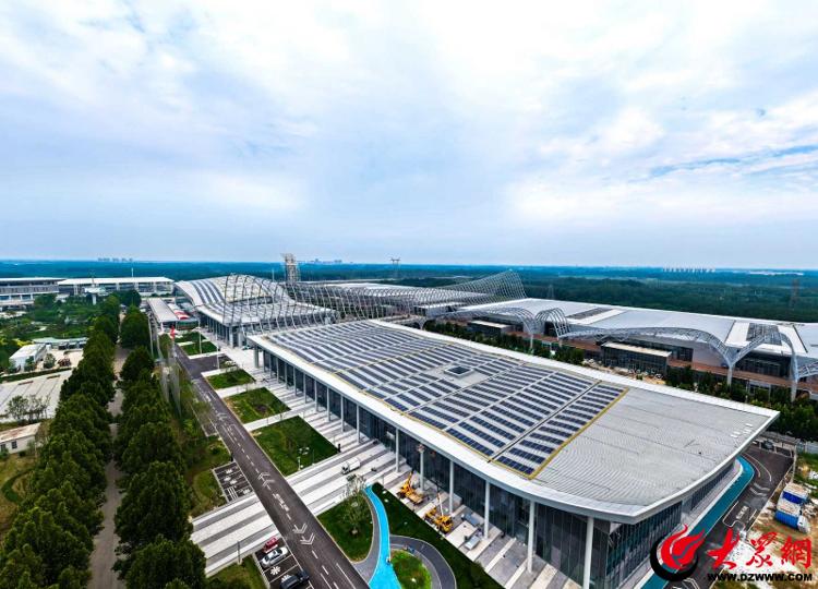项目建设看德州丨德州天衢国际会展中心即将全部投用 低碳会展综合体加速成型_大众网