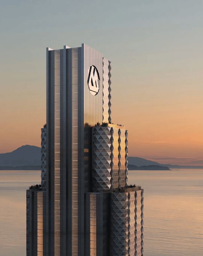 九游官网入口：388米！招商银行 全球总部 幕墙工程完成封顶！进入竣工倒计时(图4)