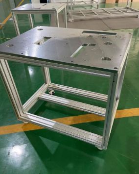 设备机架制作厂家推荐衡泽盛专业制造视觉设备框架型材机架