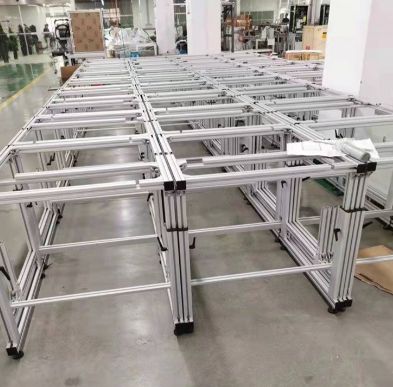 设备机架制作厂家推荐衡泽盛专业制造视觉设备框架型材机架(图2)