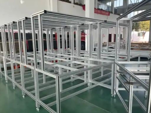 设备机架制作厂家推荐衡泽盛专业制造视觉设备框架型材机架(图3)