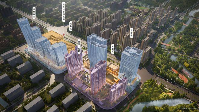 九游官网入口：宝山南大中环置地中心望云售楼处——官方网站(图3)