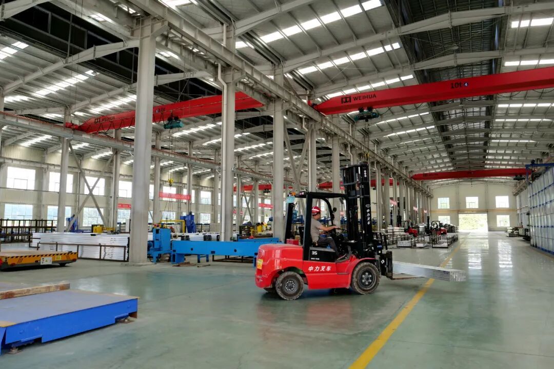 长汀铝材绿色循环利用产业园项目各车间全面试生产(图5)