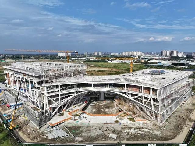 主体结构完工已进入装修阶段!德阳市博物馆最新进展→(图2)
