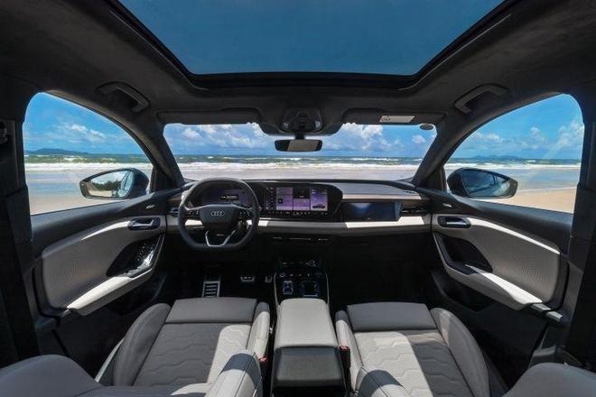 九游体育：试驾奥迪Q6L e-tron：豪华电动的全优答案藏在细节里的均衡之道(图8)